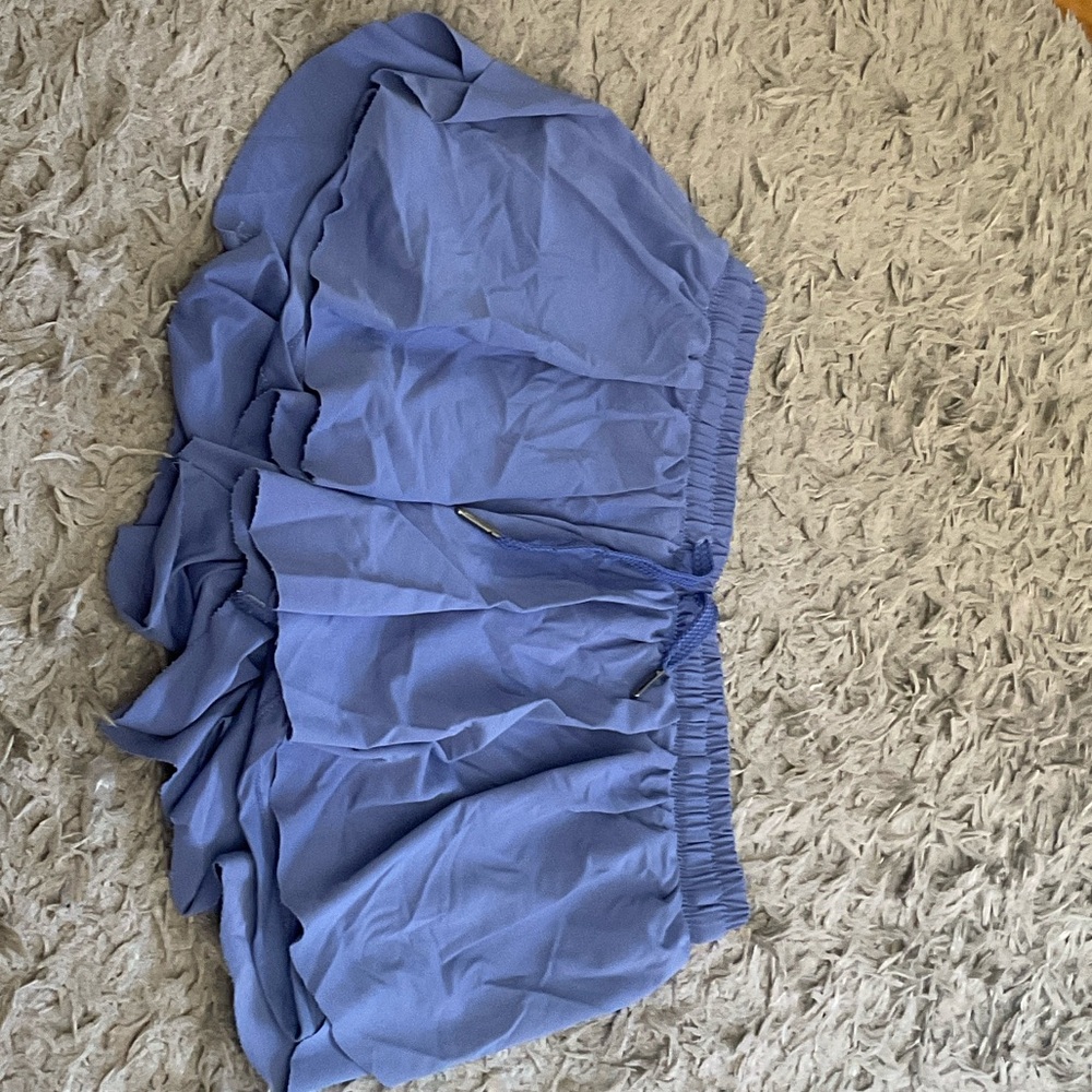 Blue Drawstring Shorts